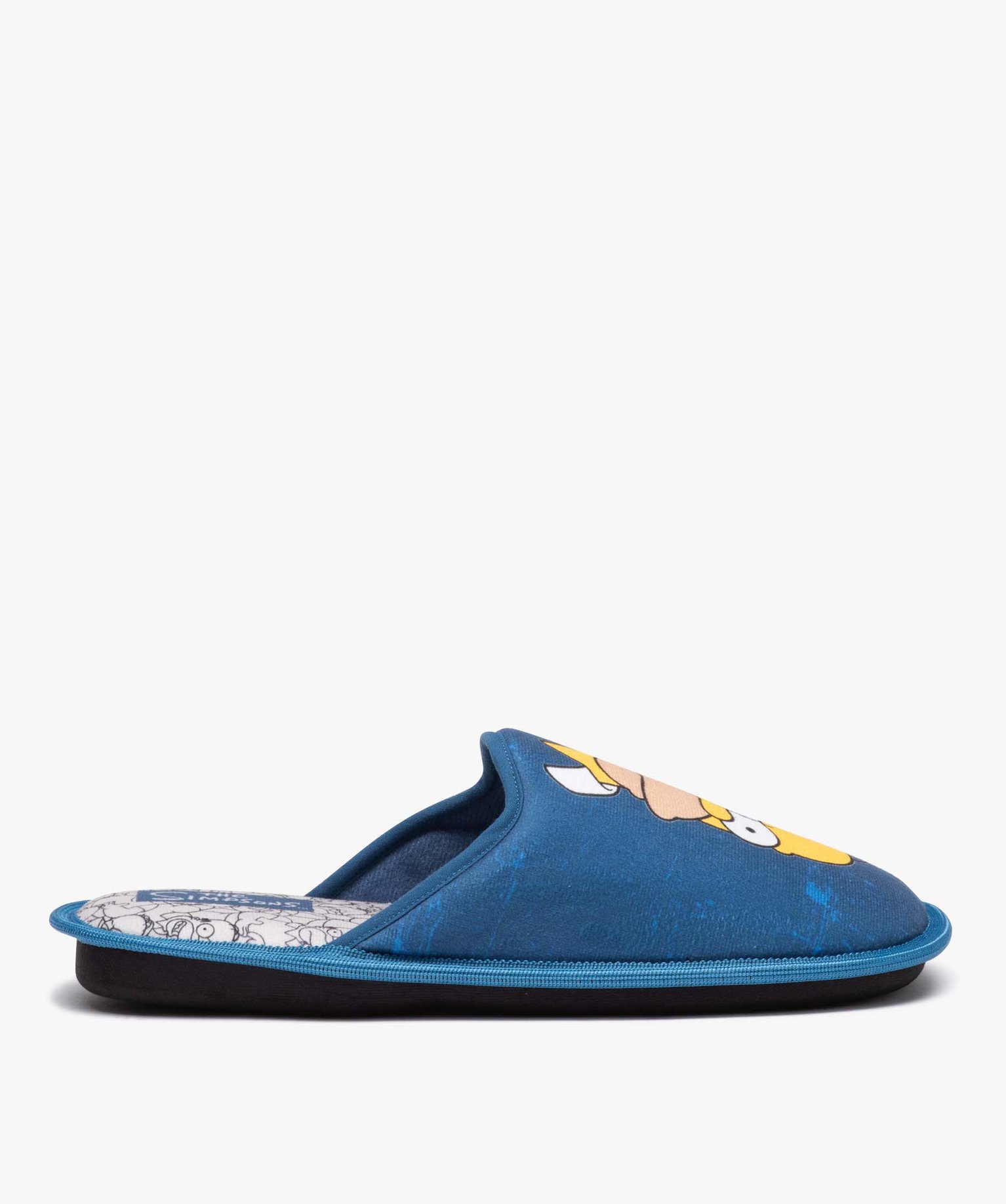 Chaussons homme mules imprimées - Simpsons multicolore | GEMO