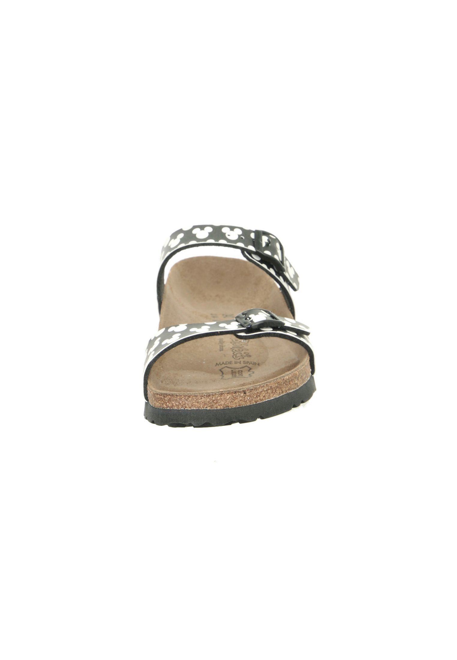 Birkenstock BIRKIS Schuhe Tahiti mickey allover head black 511243 Pantolette