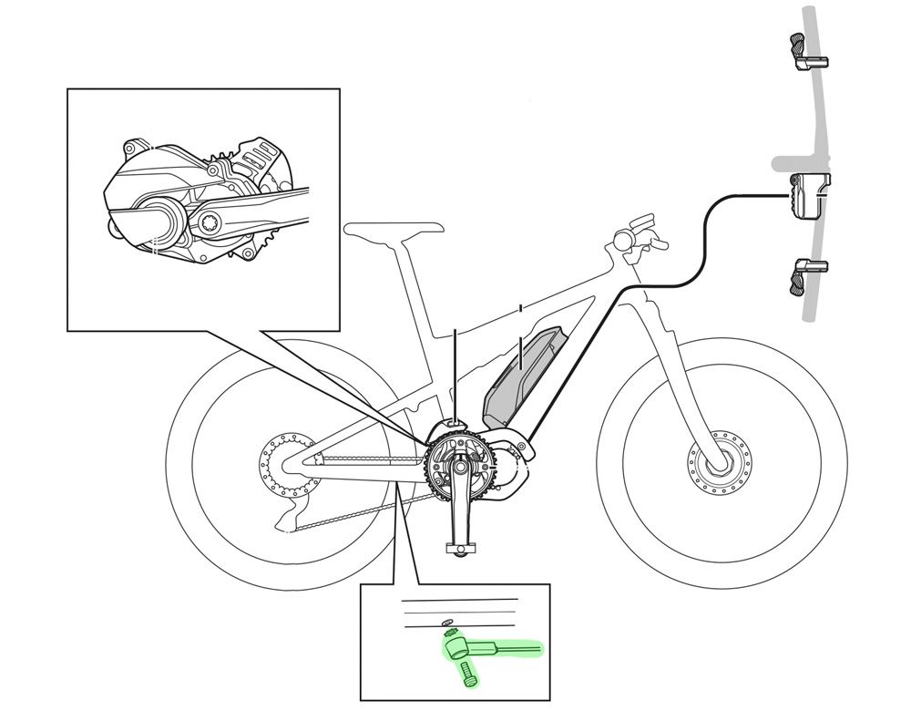 Shimano STEPS SM-DUE10 Geschwindigkeitssensor für alle Bremsen kaufen | Bike-Discount