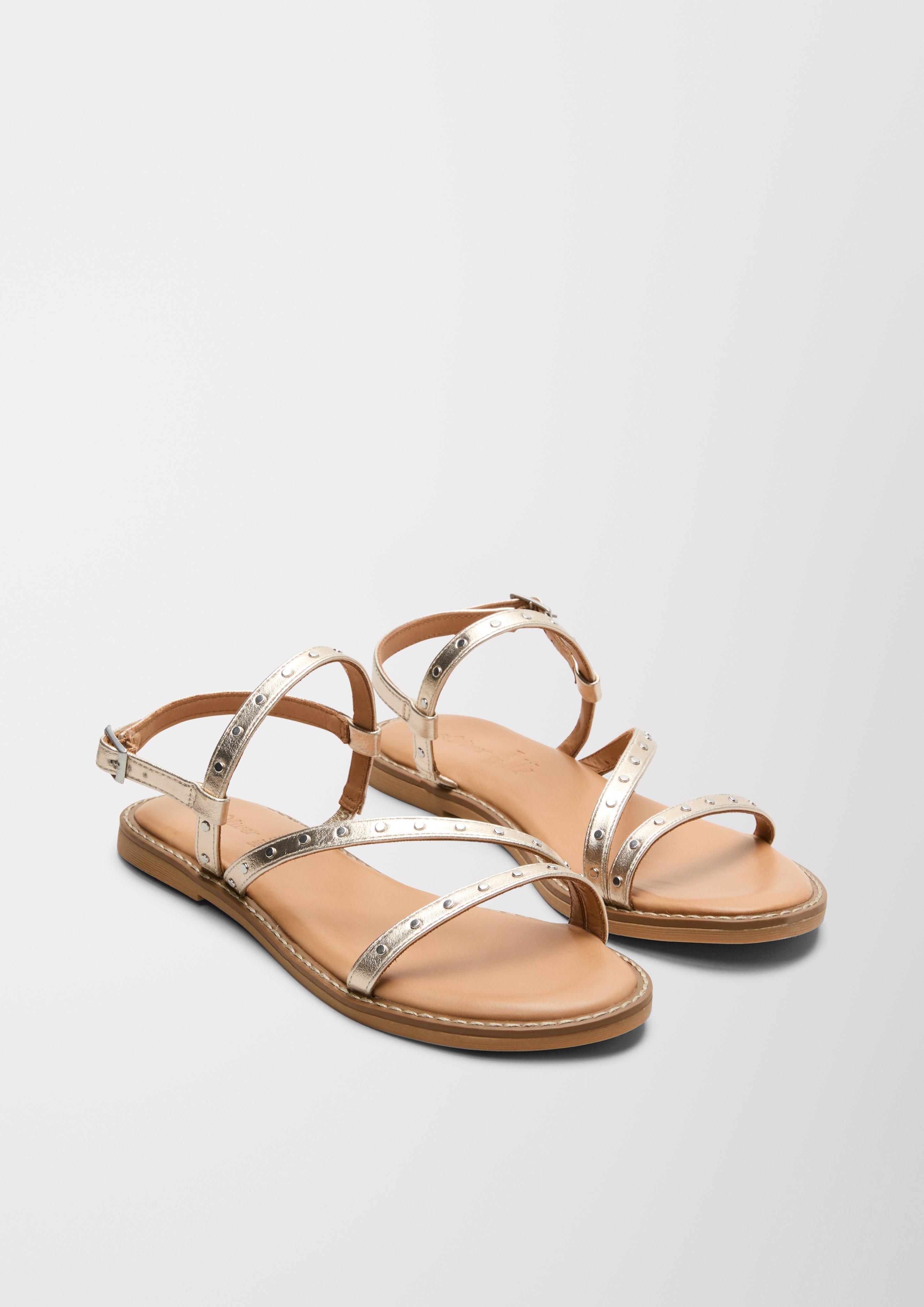 Nieten-Sandalen aus Echtleder  6007740-984