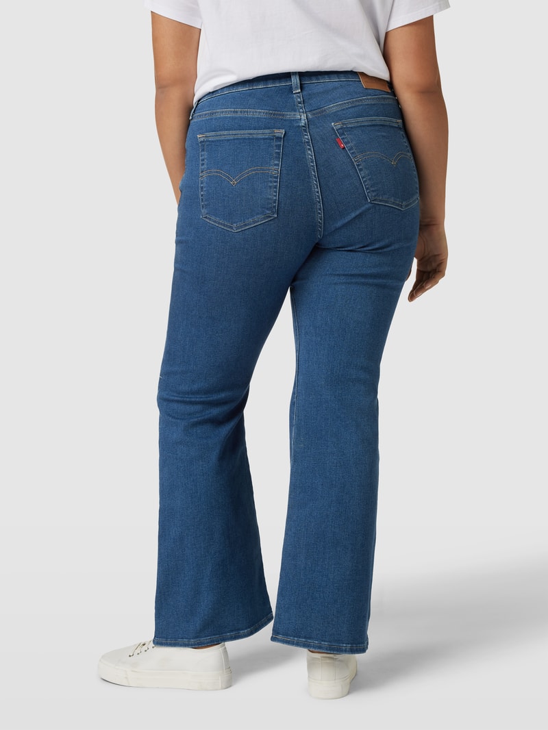 PLUS SIZE Jeans mit Label-Patch in jeans