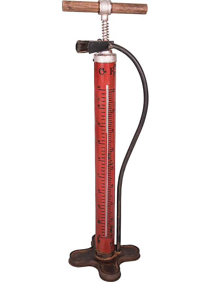 Anticline Thermometer in Rot/ Schwarz - (B)16 x (H)57 x (T)17 cm günstig kaufen onesize