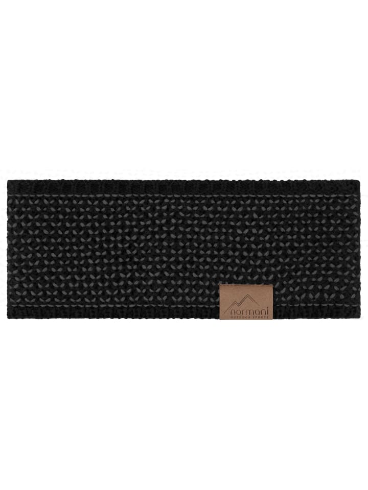 Normani Outdoor Sports Stirnband Lillpite in Schwarz/Anthrazit günstig kaufen onesize