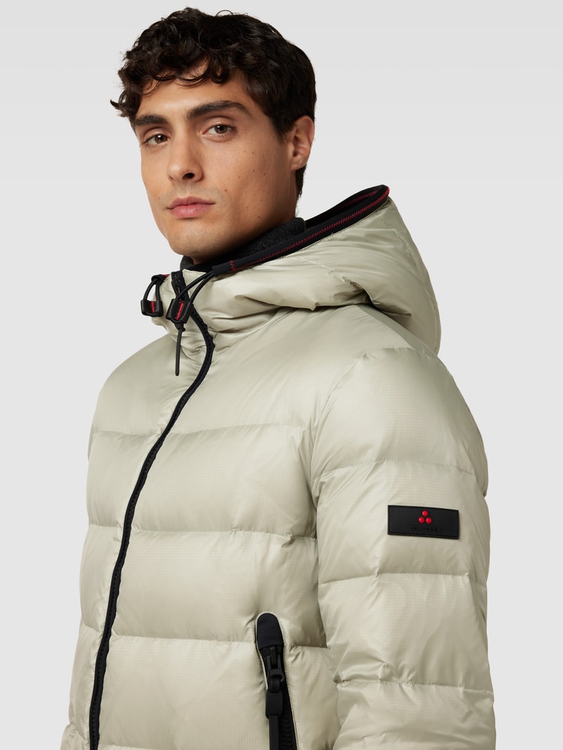 Steppjacke mit Kapuze Modell 'HONOVA NR 02' in beige