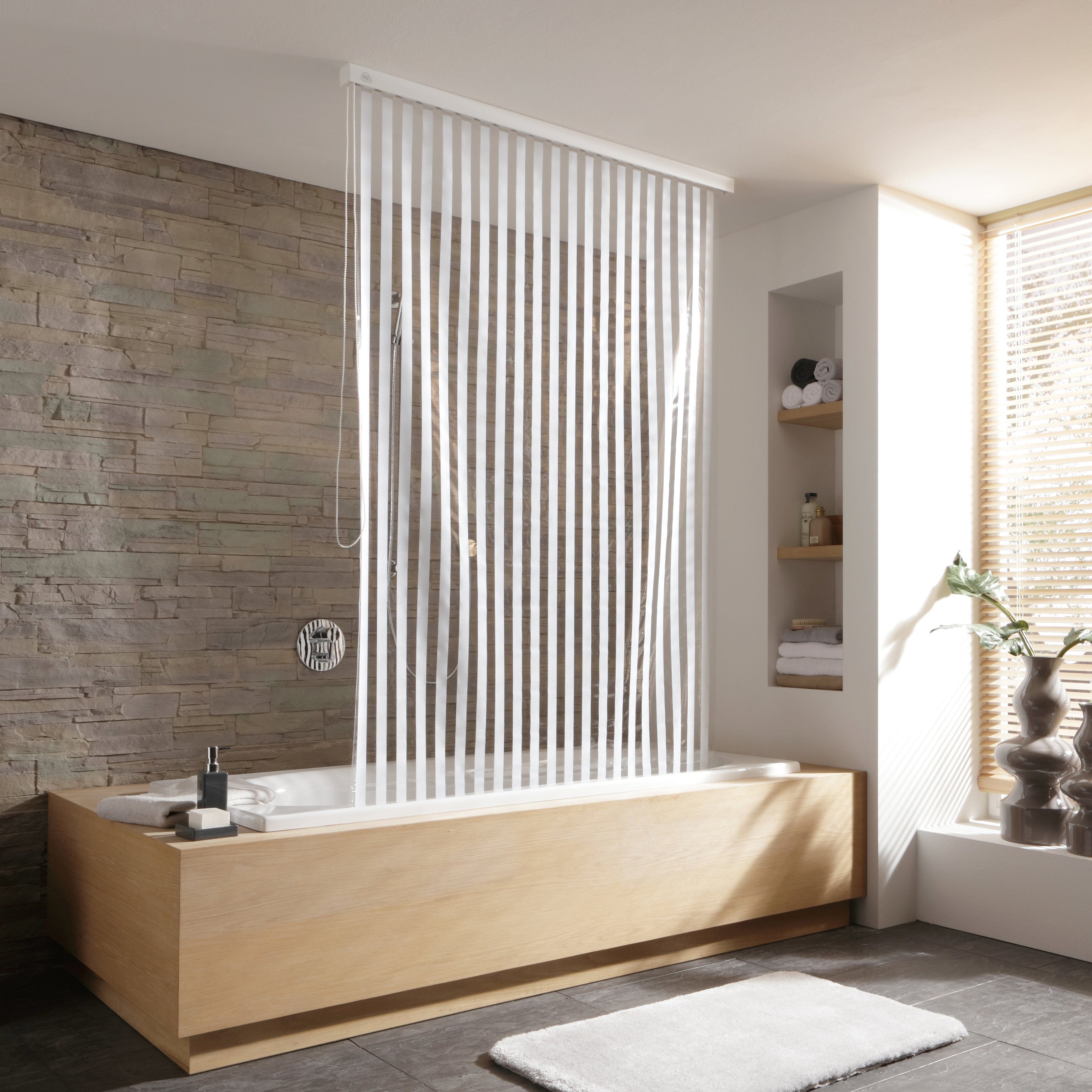 Kleine Wolke Duschrollo Breite 134 cm, ausziehbar, 128 x 240 cm