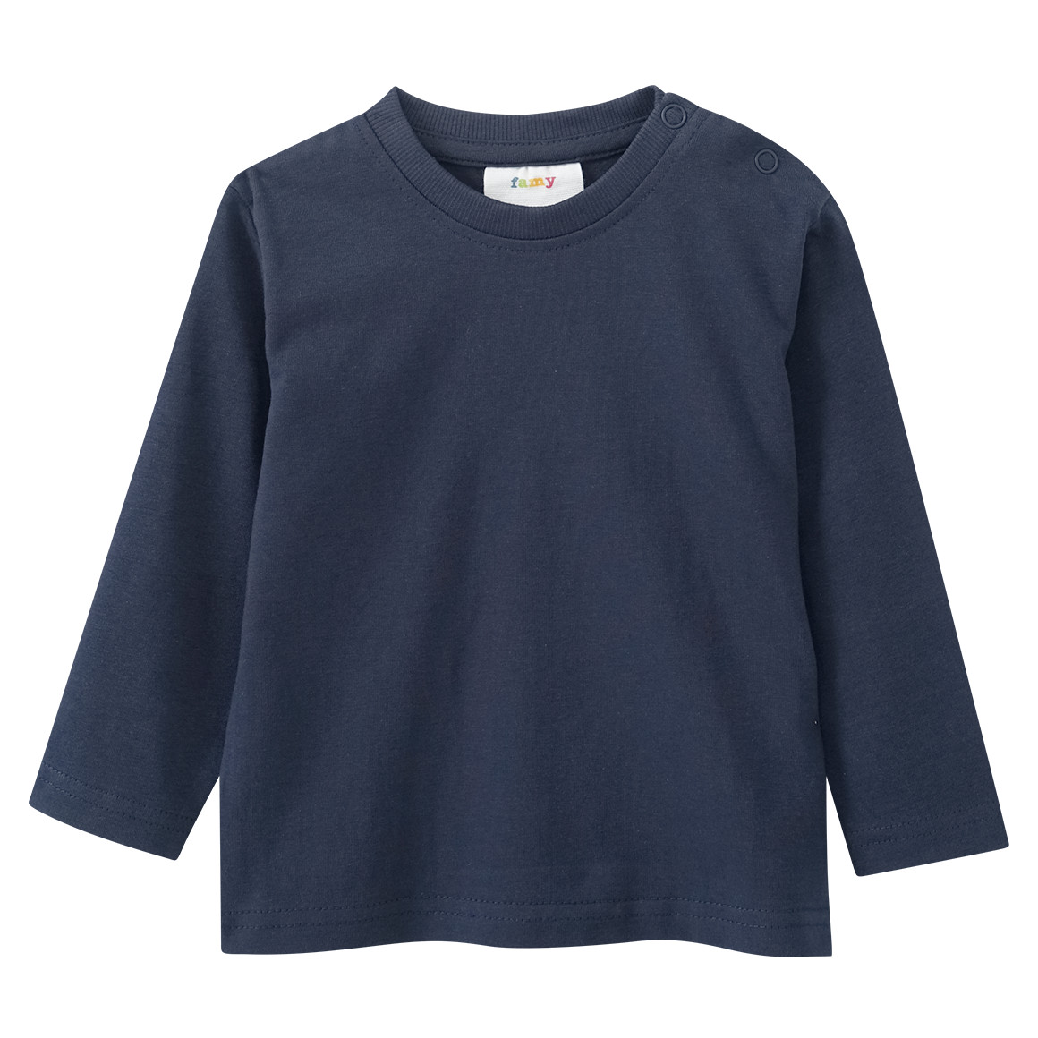 2 Baby Langarmshirts im Basic-Look