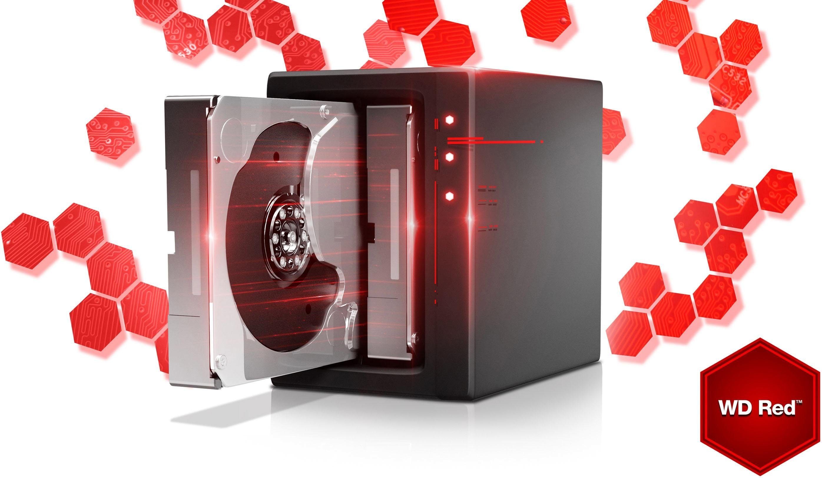 Western Digital WD Red™ Plus HDD-NAS-Festplatte (1 TB) 3,5