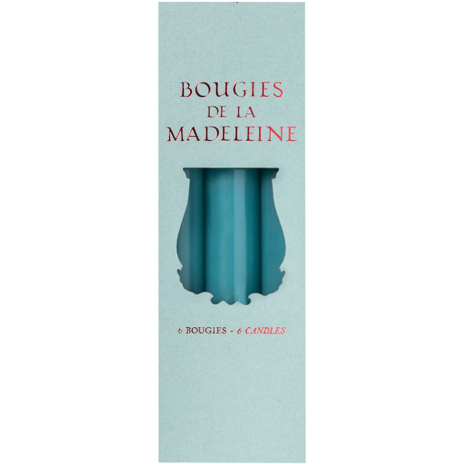 Trudon Bougies de la Madeleine Chandelles Aqua x6