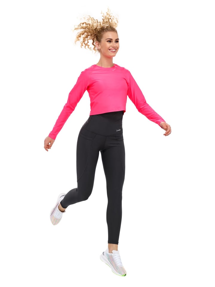 Winshape Functional Power Shape High Waist Tights mit drei Taschen HWL114 in schwarz günstig kaufen