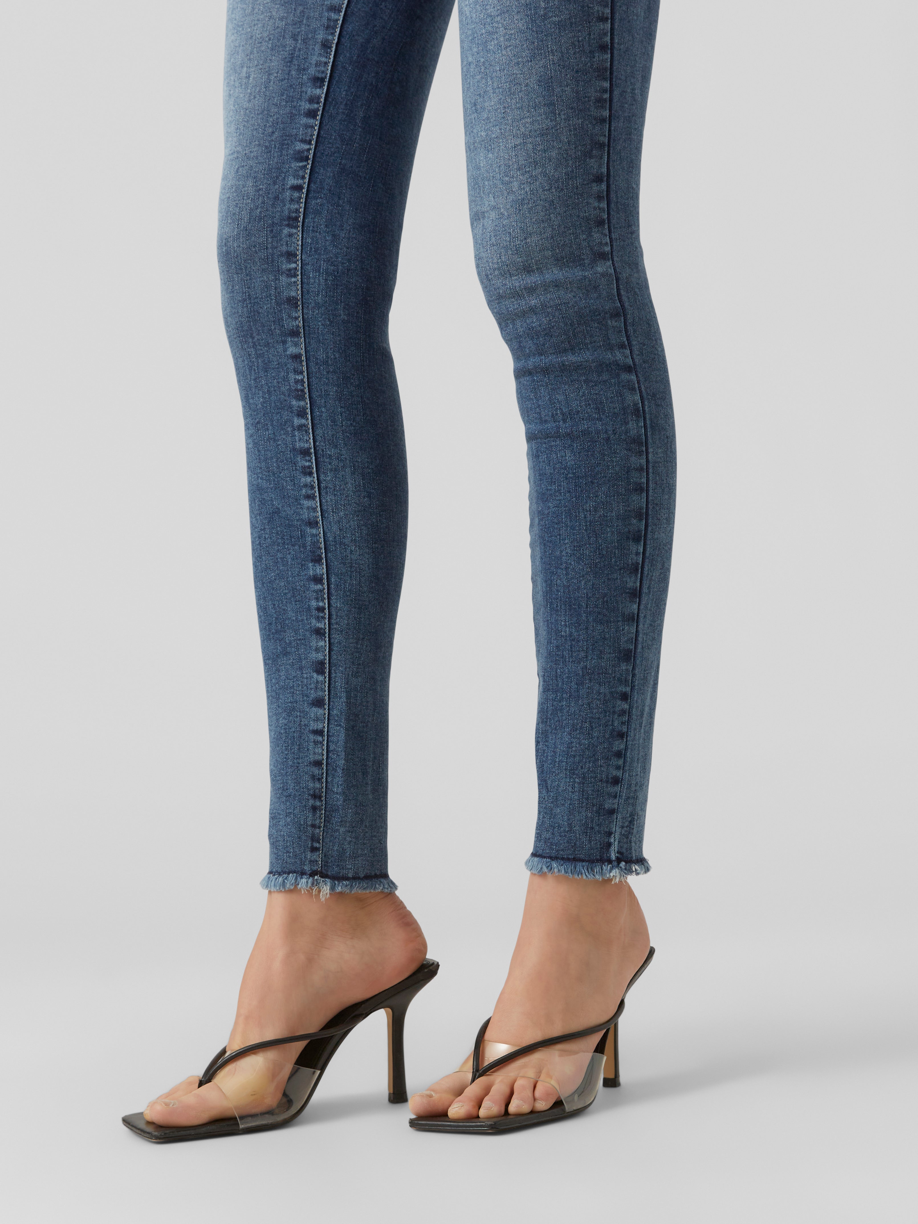 VMSEVEN Mid Rise Skinny Fit Jeans