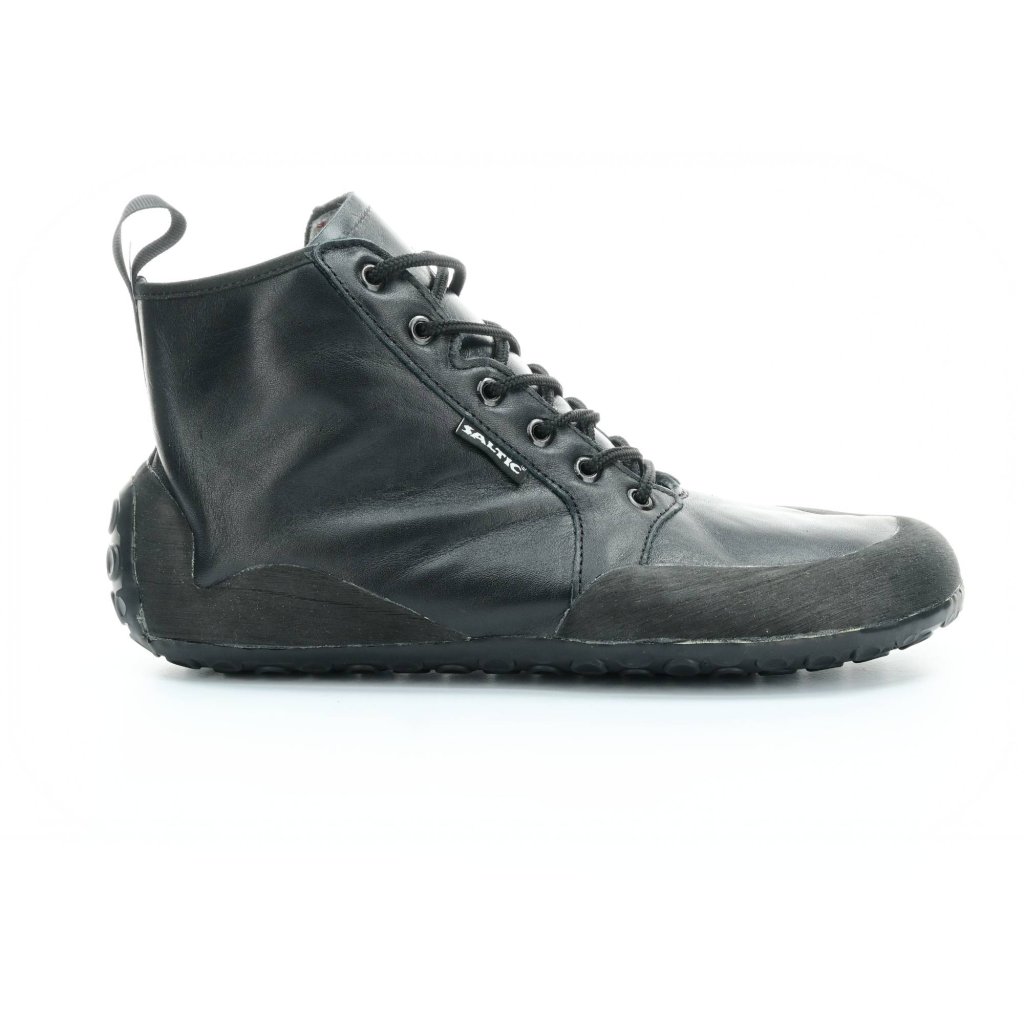 Saltic Vintero Black Nappa Barfußstiefeletten