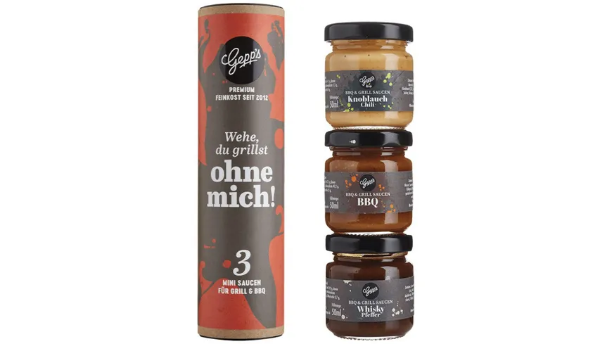 Gepp's Sauce Set Wehe Du Grillst Ohne Mich! 150 g