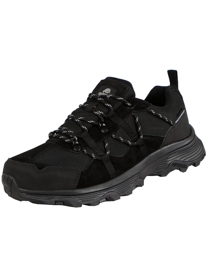 GUGGEN MOUNTAIN Wanderschuhe Uni in Schwarz günstig kaufen