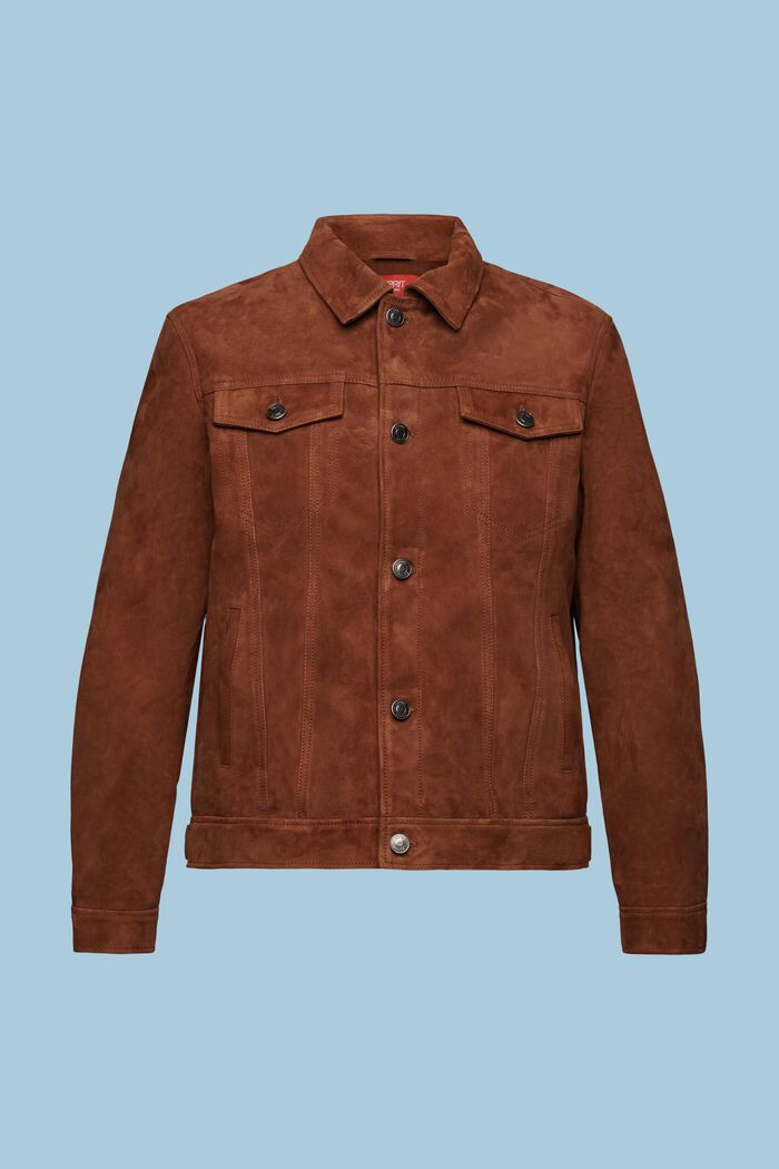 Truckerjacke aus Rauleder
