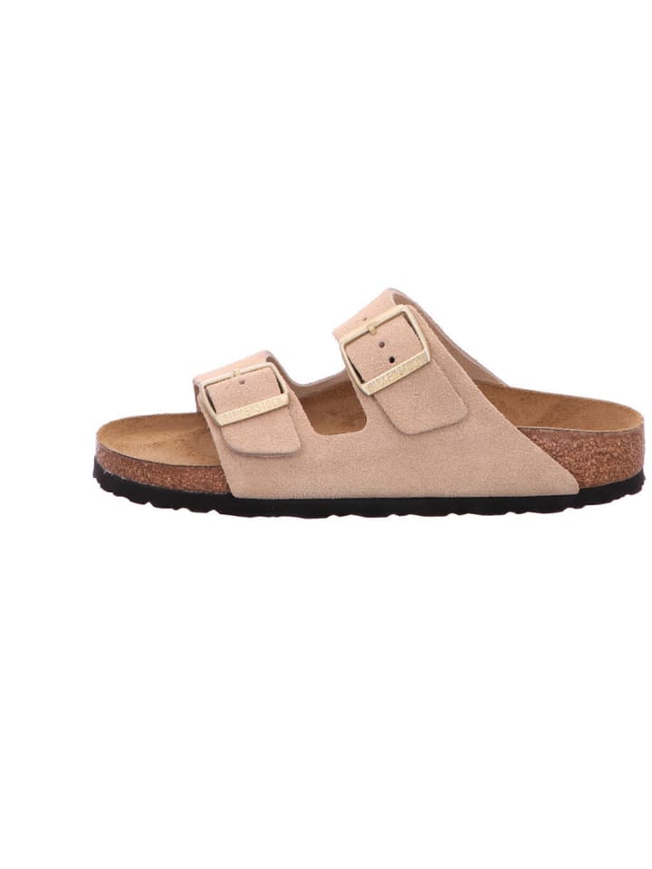 Birkenstock Pantolette in beige günstig kaufen