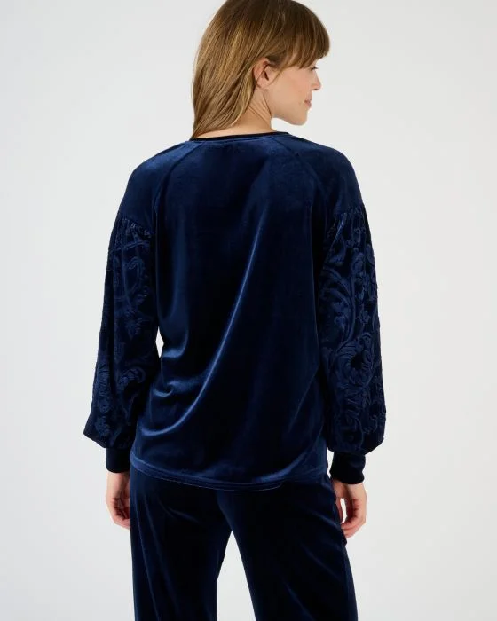 T-shirt chic en maille velours