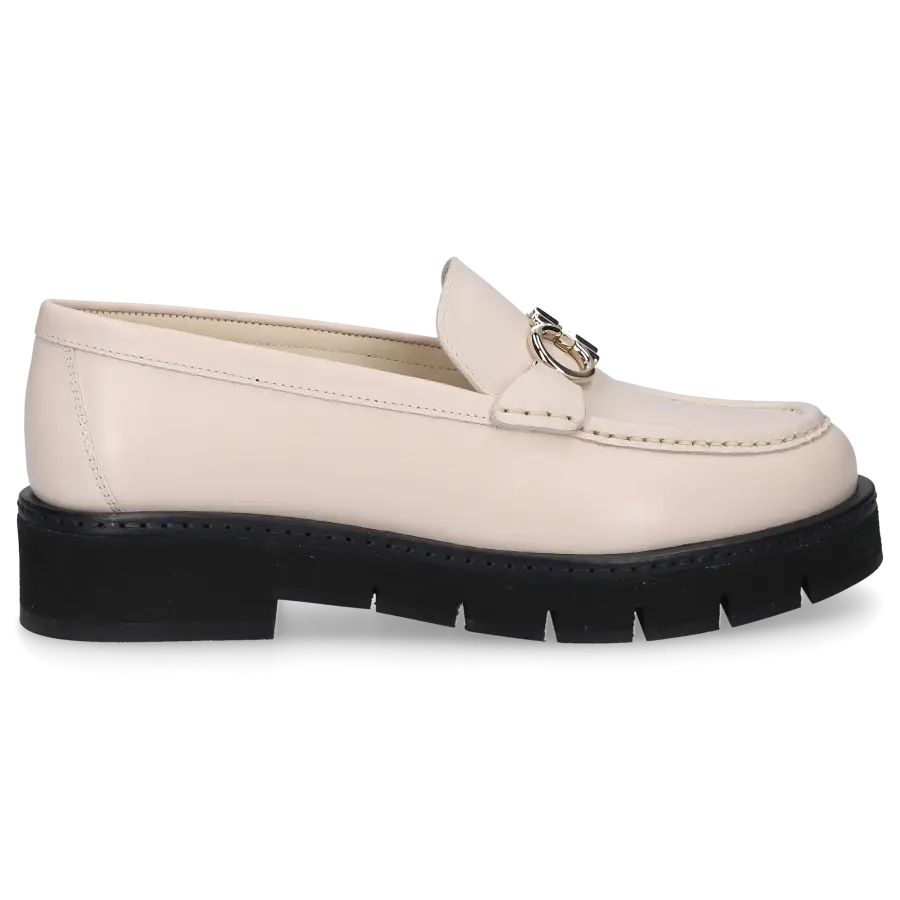 Salvatore Ferragamo - Loafer 1D660 Kalbsleder - weiß