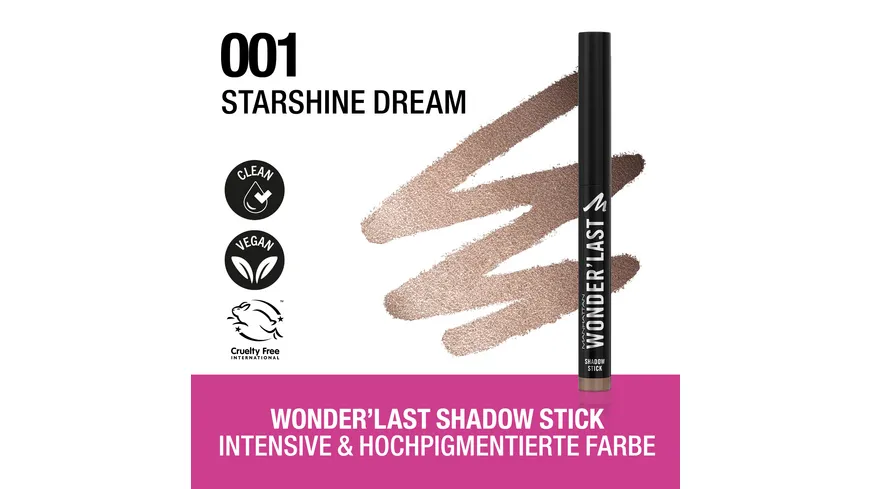 MANHATTAN COSMETICS Wonder'Last Shadow Stick 001 - Starshine Dream