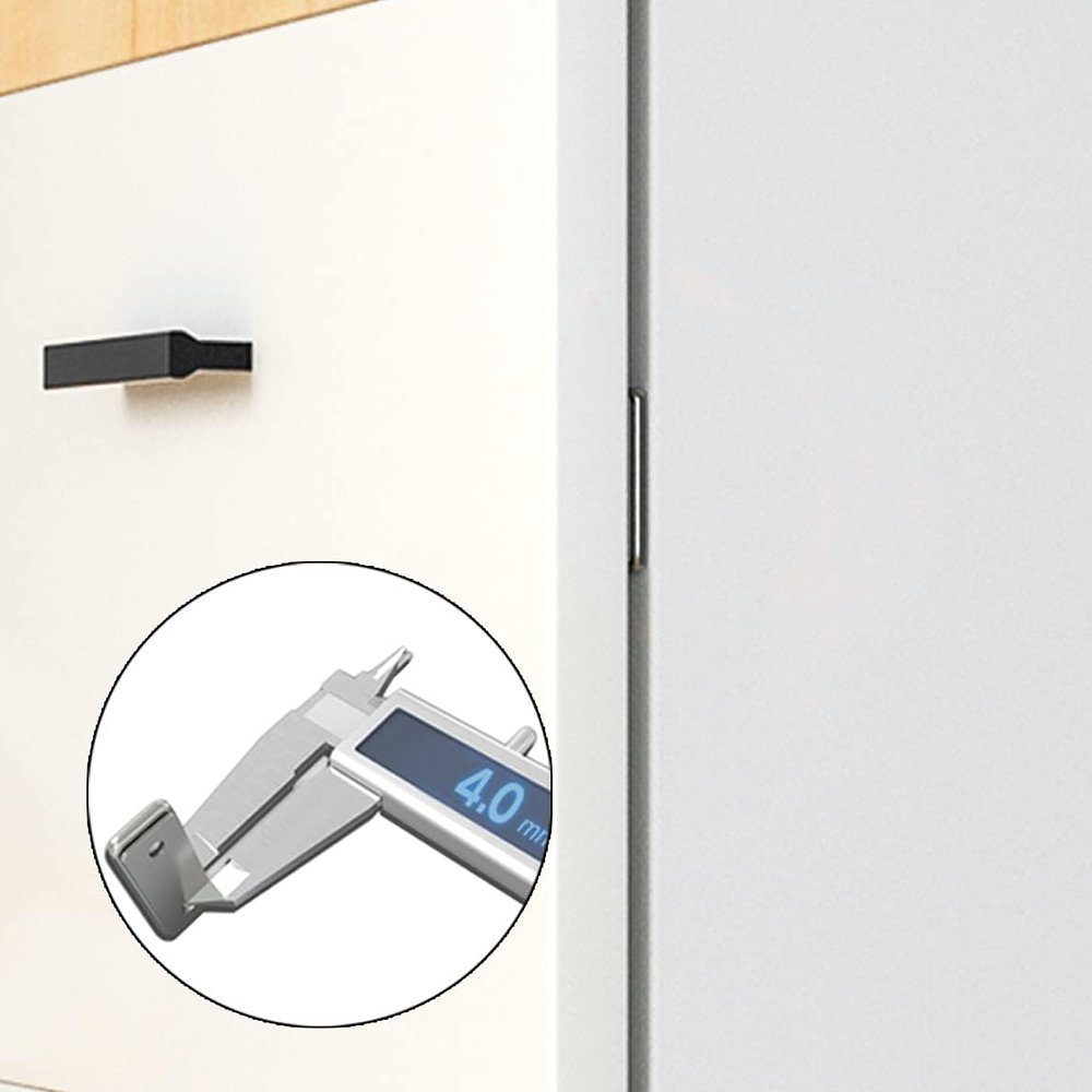 Haftmagnetschnäpper 2×Magnet Schranktür-Magnetriegel,aufklebbarer Magnet, Klebeverschluss, Zimtky