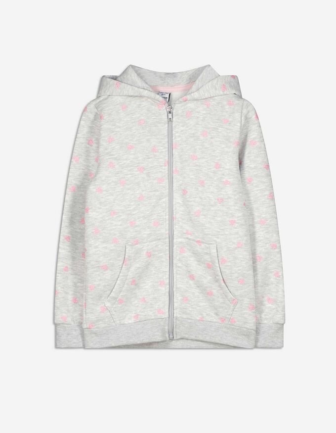 Sweatjacke - Allover-Print