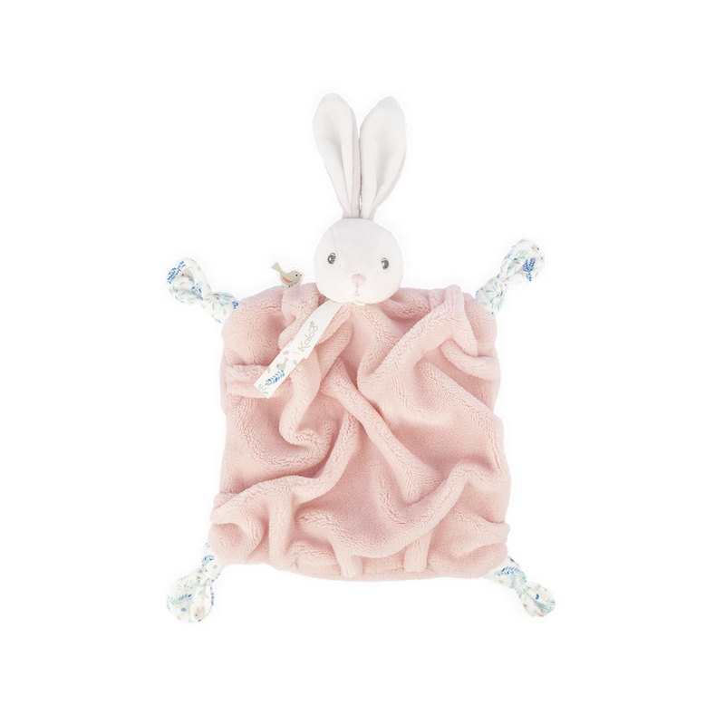 Doudou lapin rose poudré Plume 20 cm Kaloo