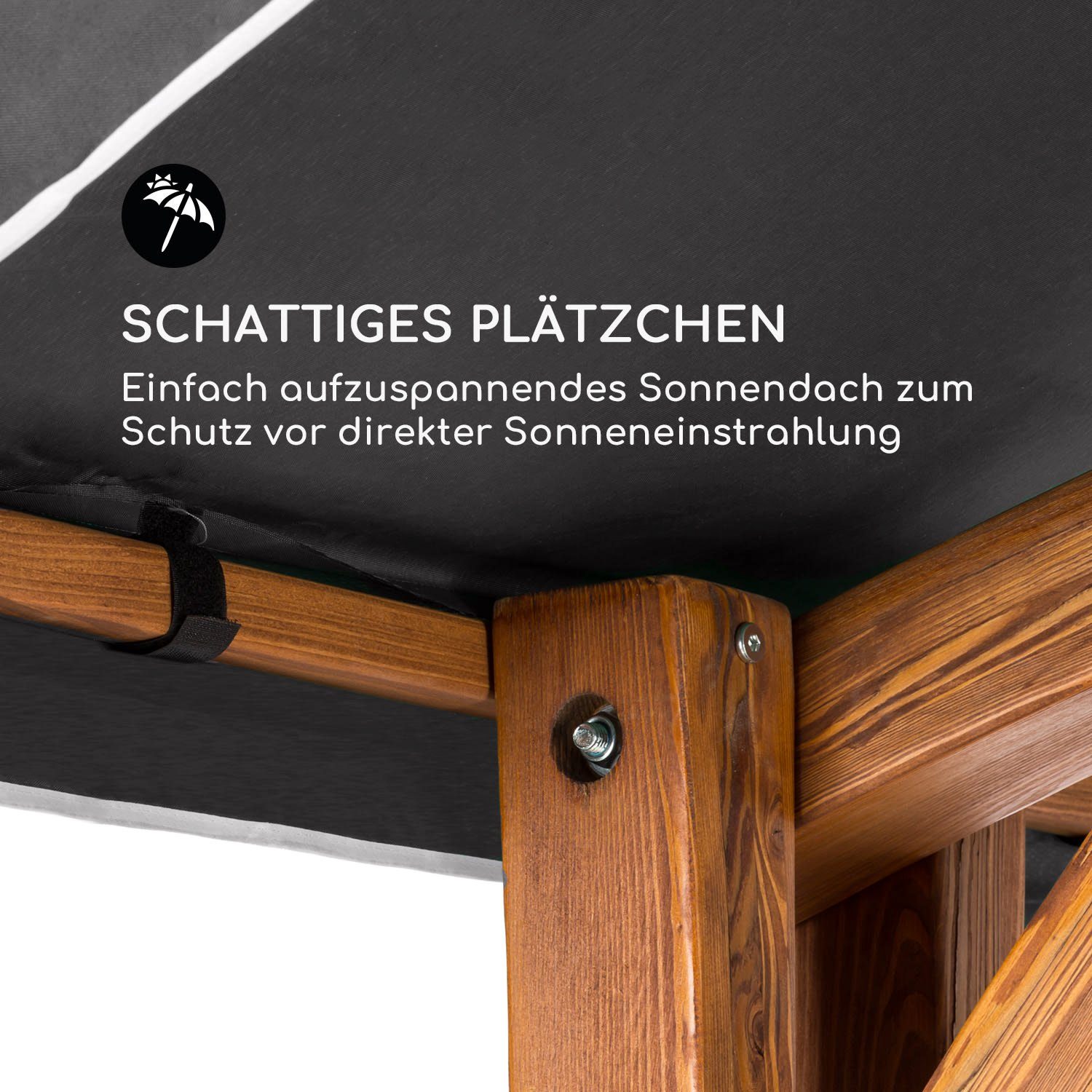 blumfeldt Hollywoodschaukel Aruba, Set, BxTxH: 190x180x215 cm