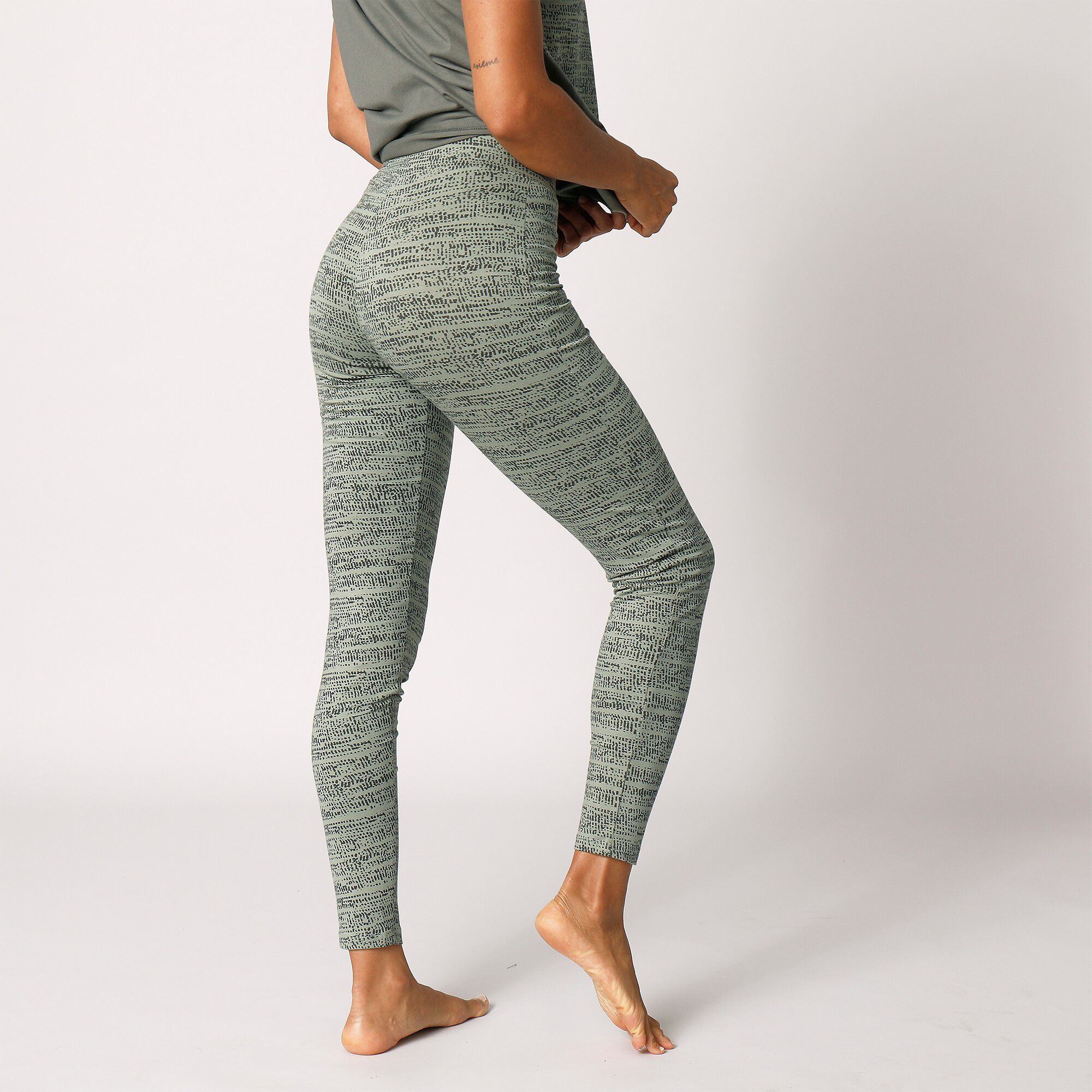 Legging imprimé effet chiné