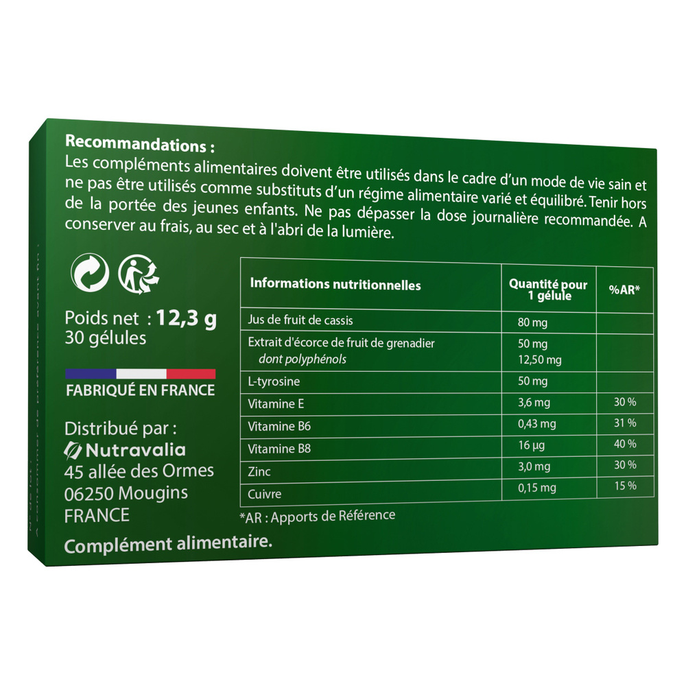 Luxéol Luxeol Pigmentation Cheveux blancs et gris Complément alimentaire