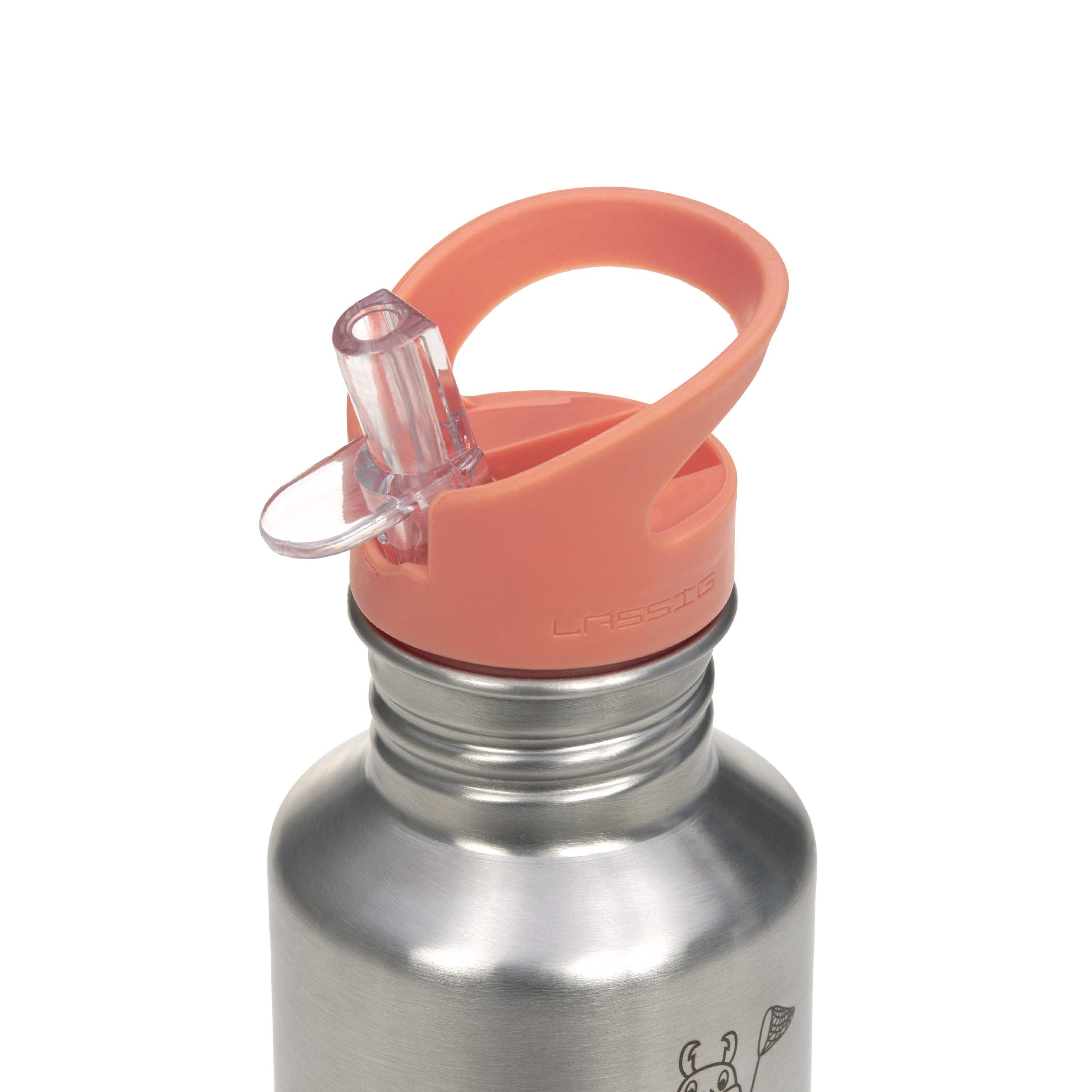 Edelstahl Kinder Trinkflasche - Nature