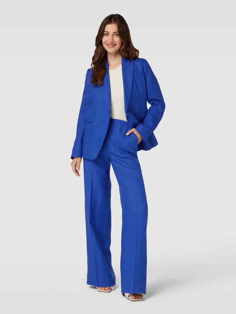 Blazer mit asymmetrischer Vorderseite Modell 'LINET' in royalblau