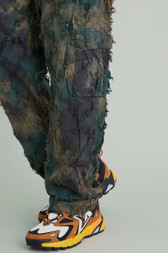 Lockere Camouflage Cargohose