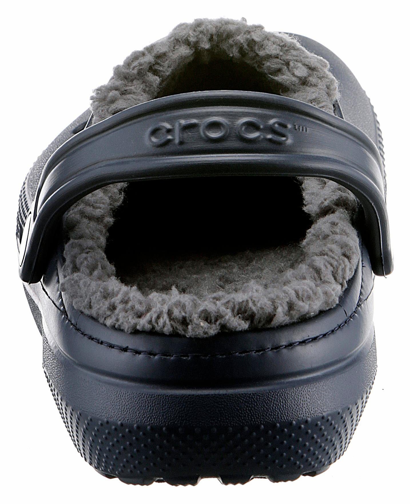 Crocs Classic Lined Clog Hausschuh mit kuscheligem Fellimitat