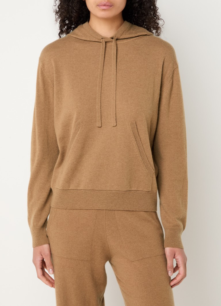 Sweat à capuche MaxMara Tenente en maille fine et mélange cachemire