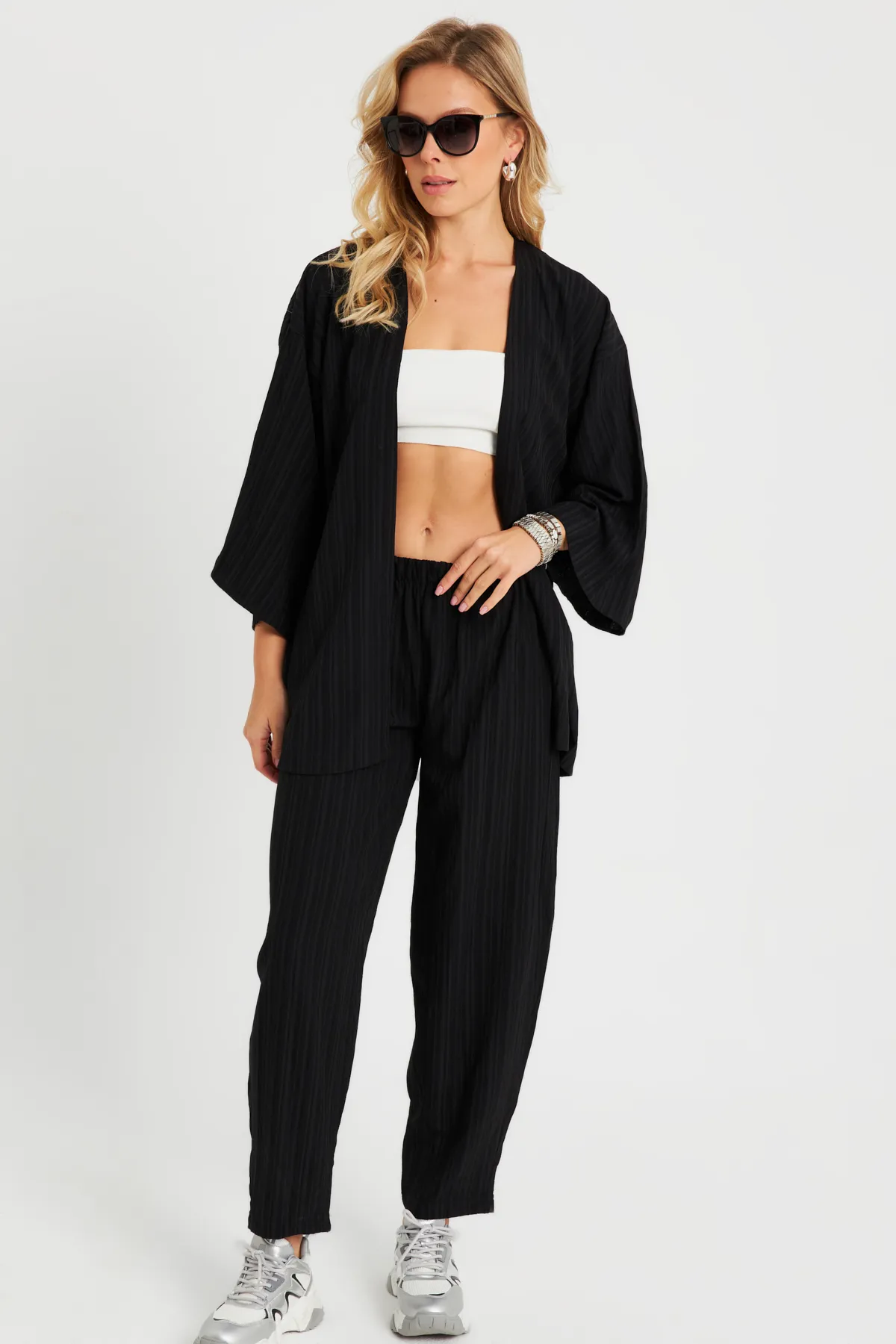 Cool & Sexy  Zweiteiler - Schwarz - Regular Fit