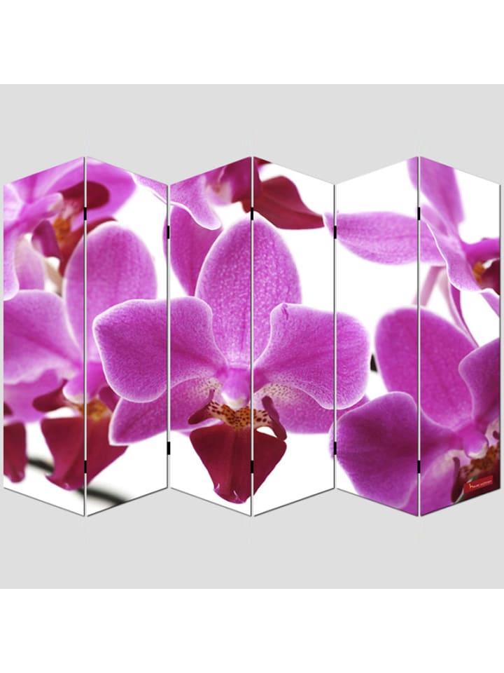 MCW Foto-Paravent Bagheria, 180x240cm, Orchidee günstig kaufen onesize