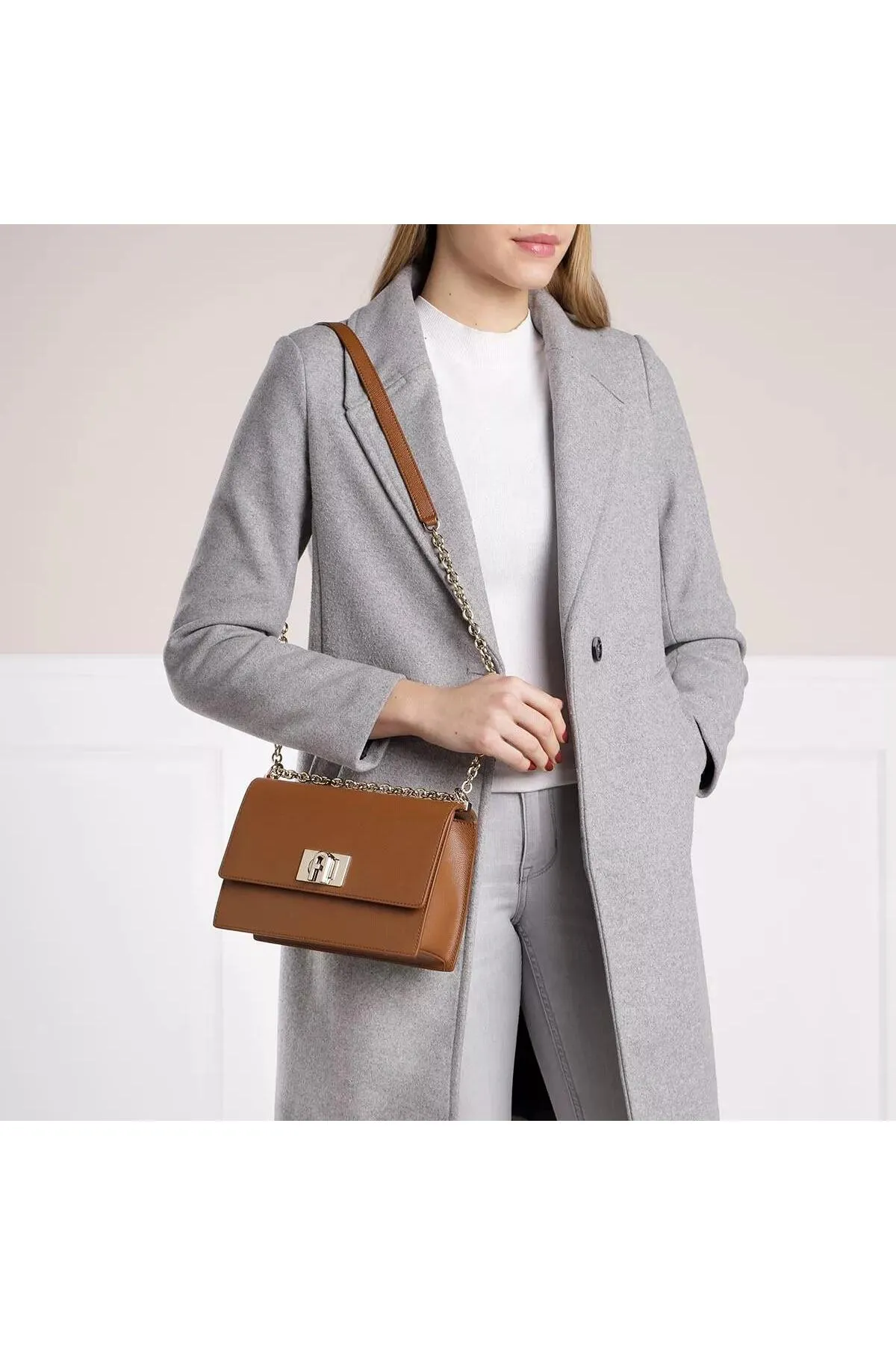 FURLA  1927 S Crossbody 24 Cognac H