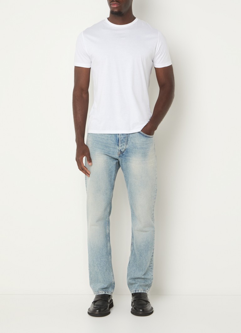 DRYKORN High slim fit jeans with light wash and side pockets