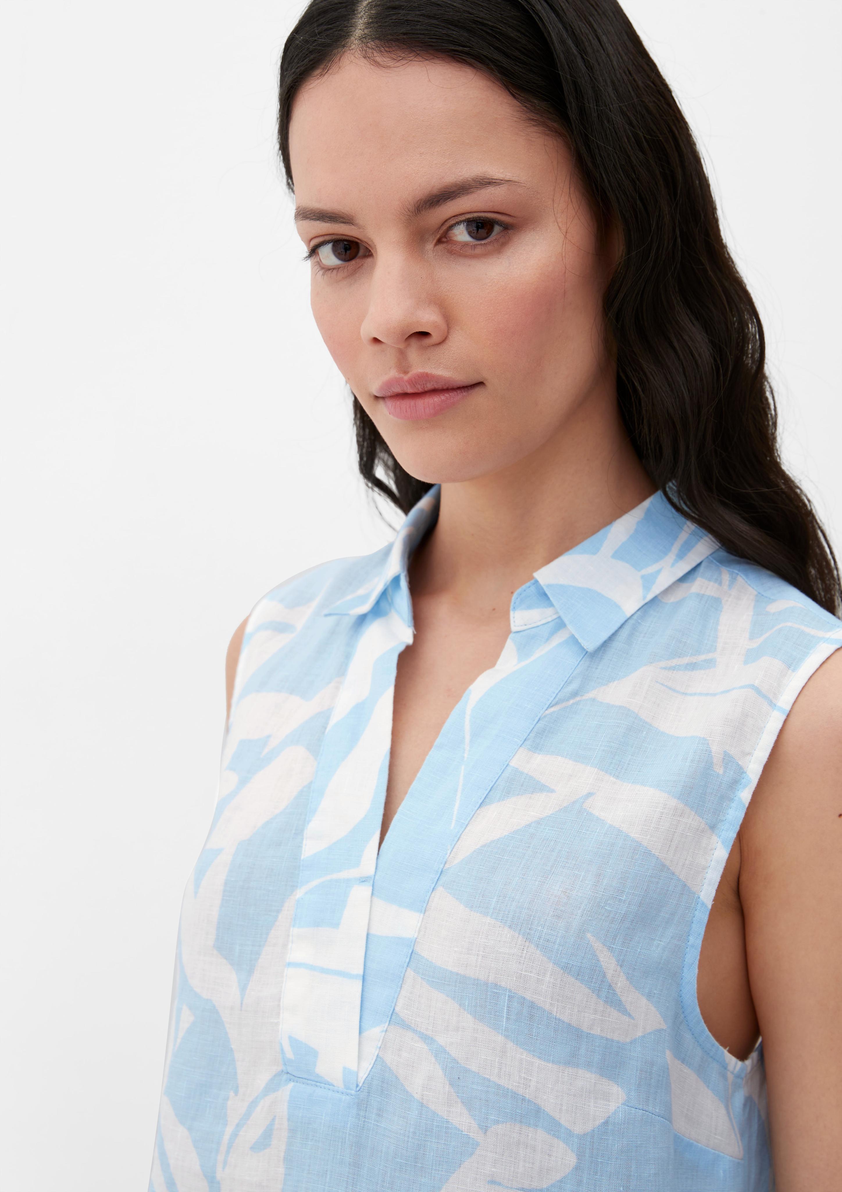 Ärmellose Leinenbluse  2131840-50A3