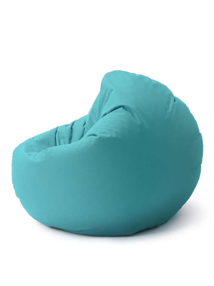 Lumaland Sitzsack 2-in-1-Sitzsack - 300l Füllung - 120 x 80 x 75 cm - Aquamarin günstig kaufen onesize