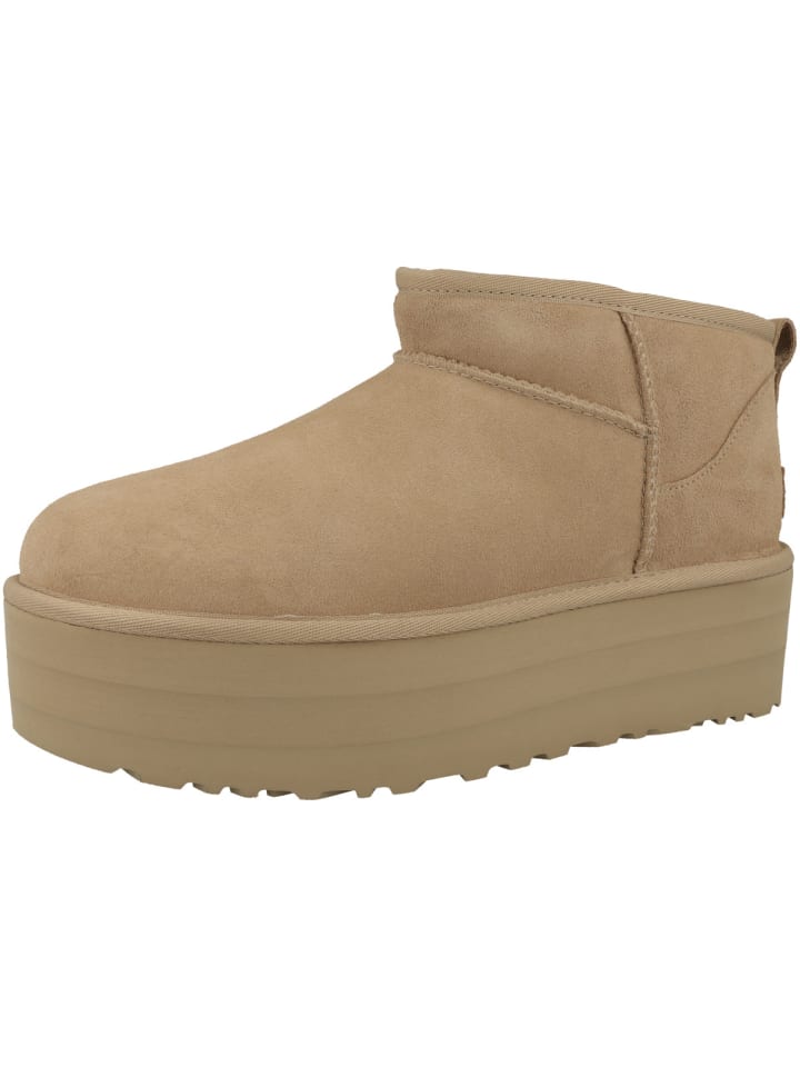 UGG Boots Classic Ultra Mini Platform in beige günstig kaufen