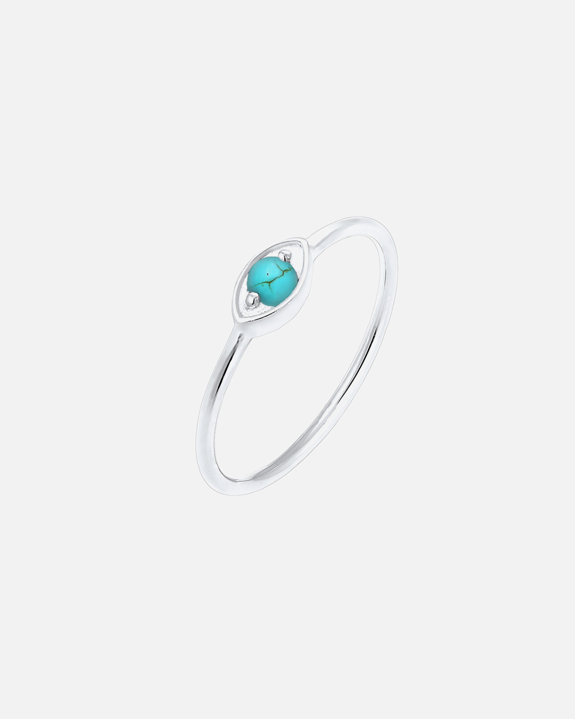 Elli Damen-Talisman „Böser Blick“ mit Howlith in 925er Sterlingsilber, vergoldet