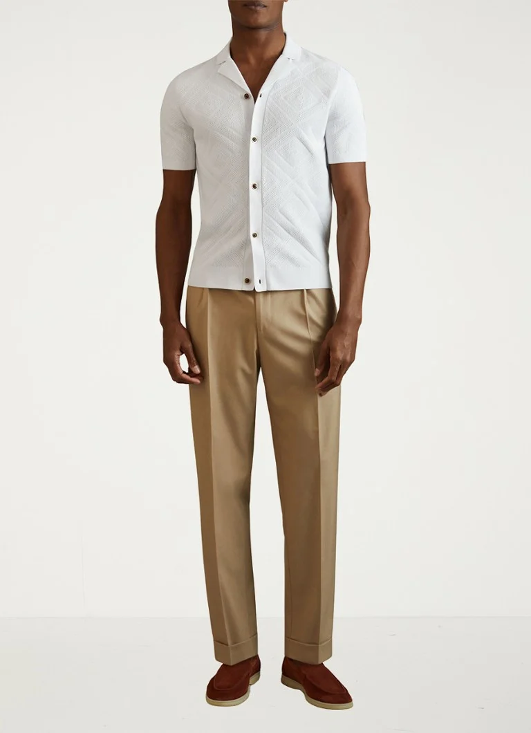 Cămașă texturată Reiss Biarritz Classic Fit
