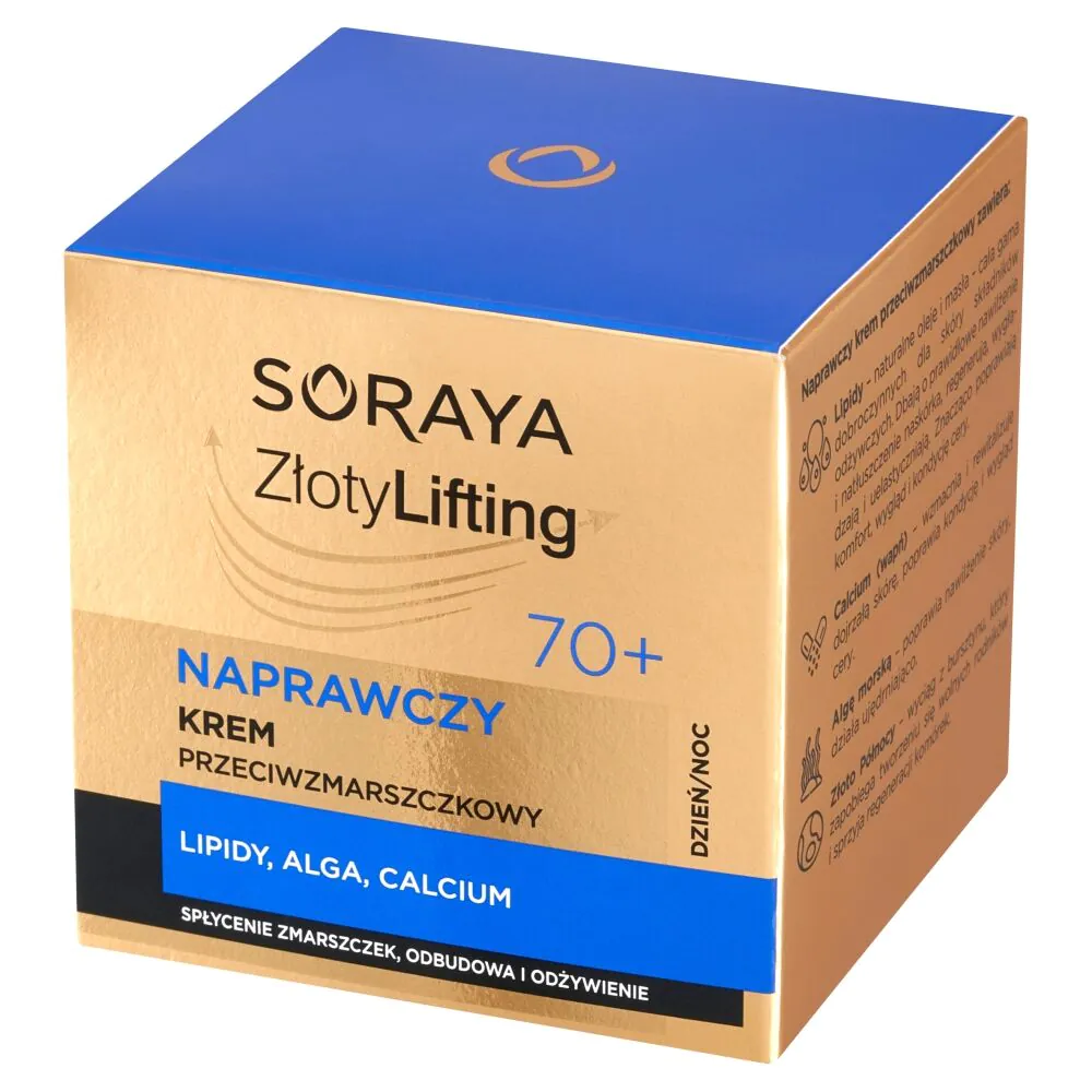 Soraya Golden Lifting Repairing Anti-rynke Creme 70+ 50ml