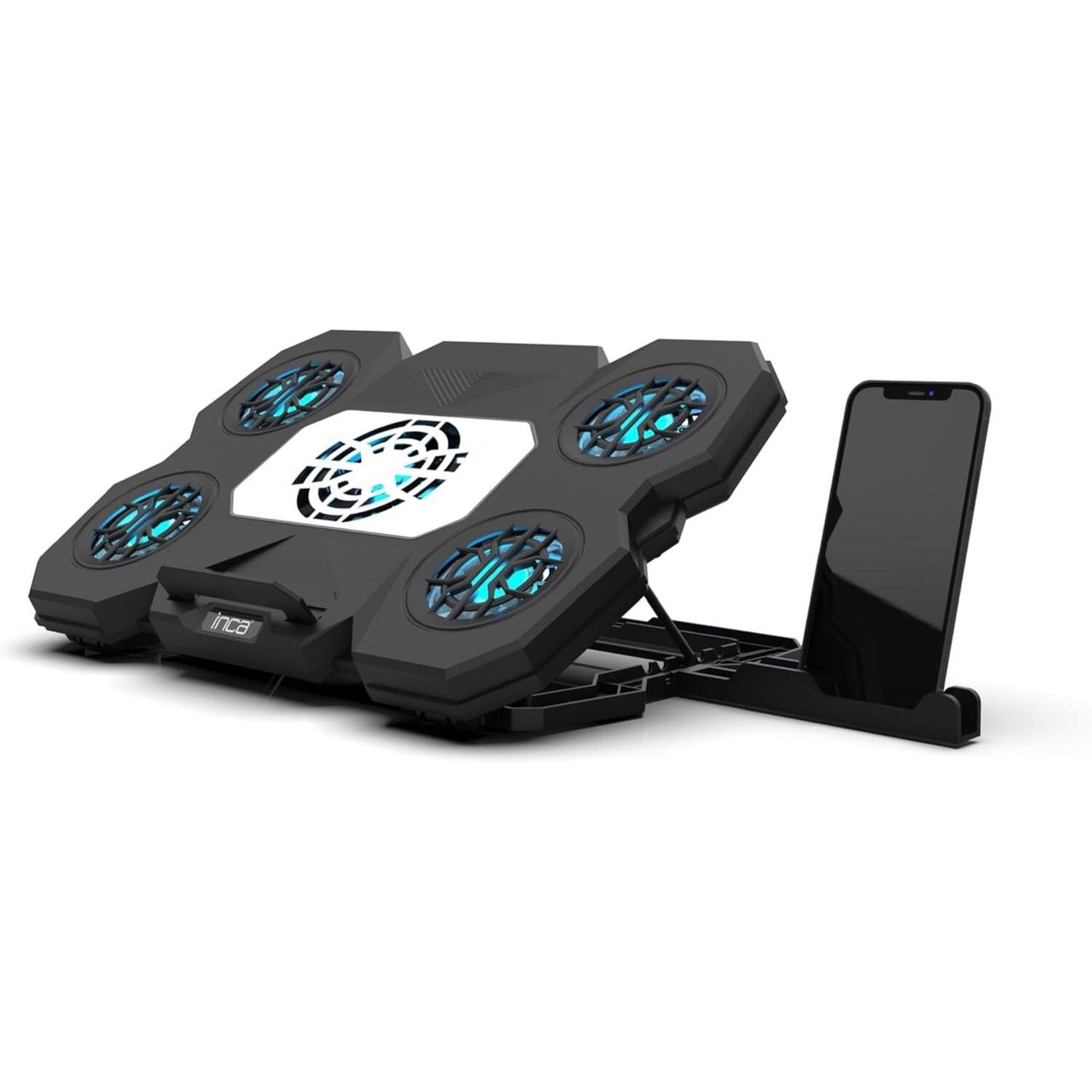 Inca EMPOUSA Gaming Notebook Kühler Laptop-Kühler Notebook-Kühlunterlage INC-614GMS mit Handyhalter