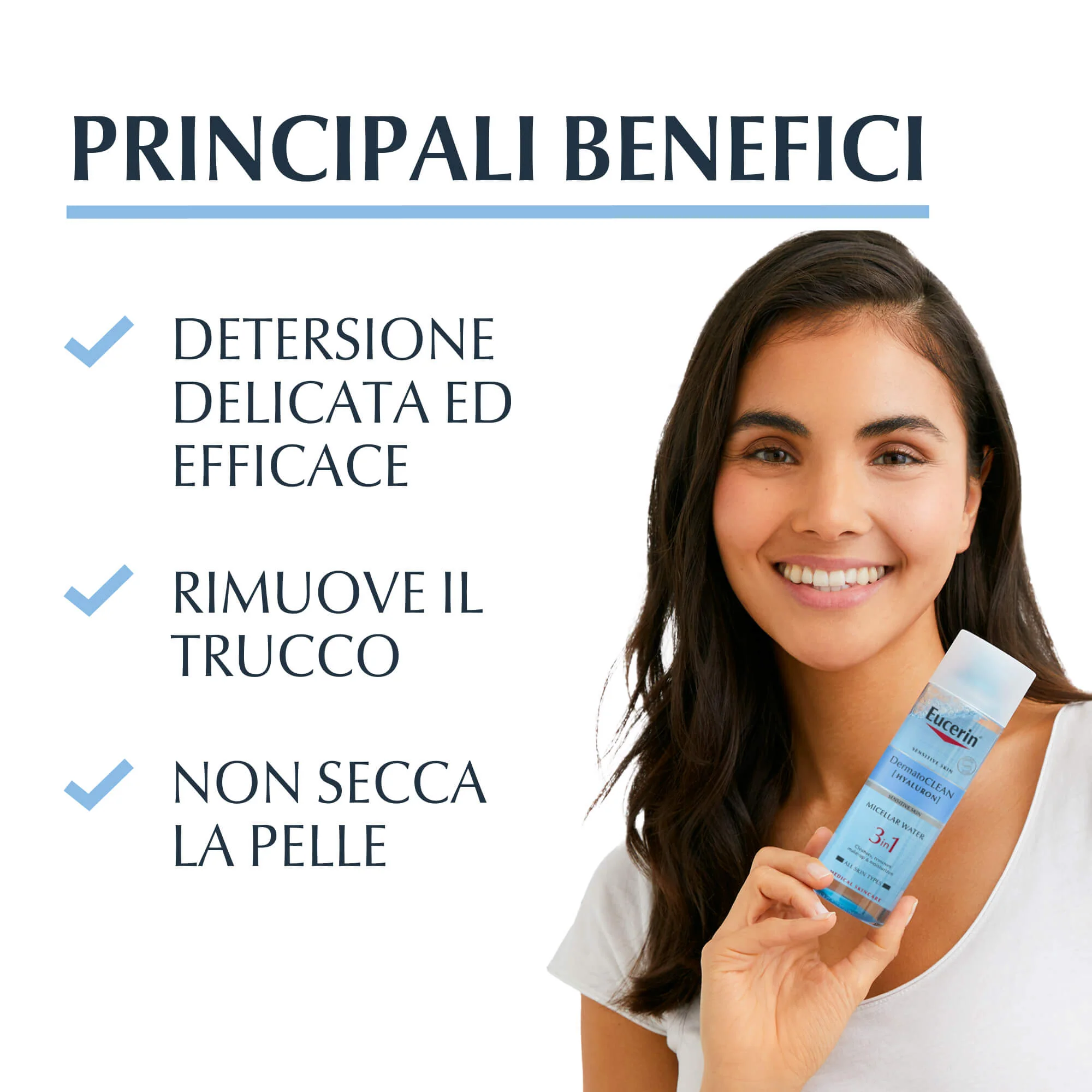 DermatoClean [Hialuron] DermatoCLEAN 3-v-1 micelarni čistilni losjon - voda za čiščenje obraza