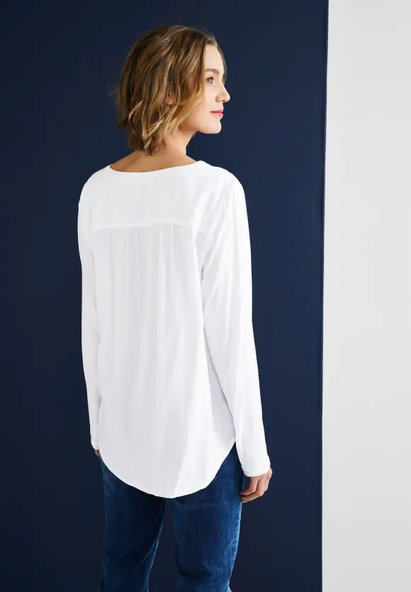 Street One Bluse in Unifarbe