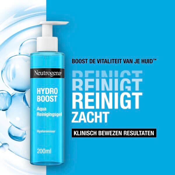 Neutrogena Hydro Boost Aqua Cleansing Gel 200ml - All skin types sensitive skin