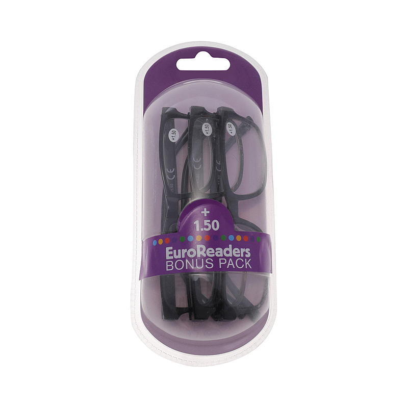 Lesebriller 3-pk