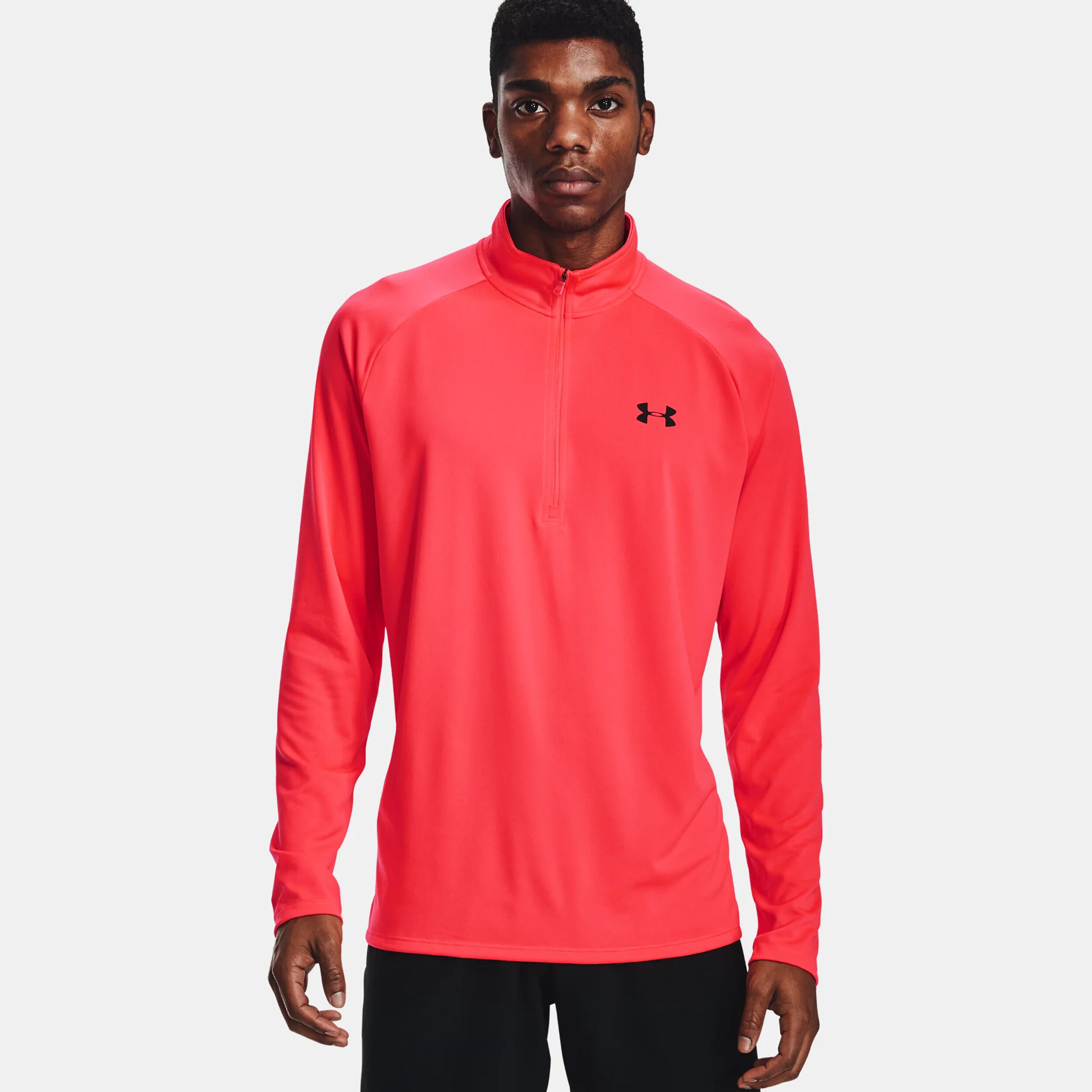 Tech 2.0 Half-Zip Longsleeve Herren - Koralle