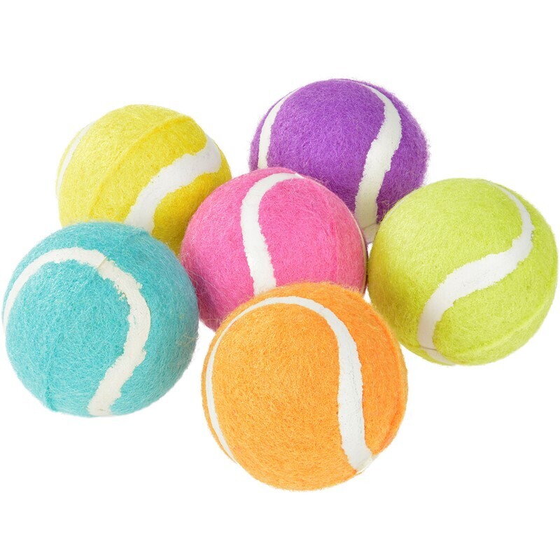 AniOne Hundebälle AniOne Tennisbälle 6er-Set Fantasy 6 cm